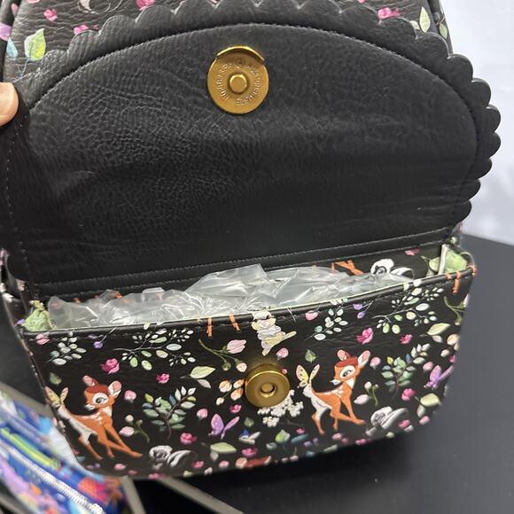 Bambi & Forest Friends Floral Mini Backpack Disney Parks Loungefly NWT main image 8